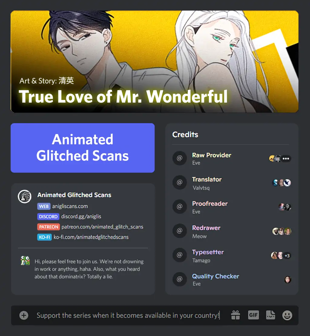 True Love of Mr. Wonderful Chapter 1 - page 1