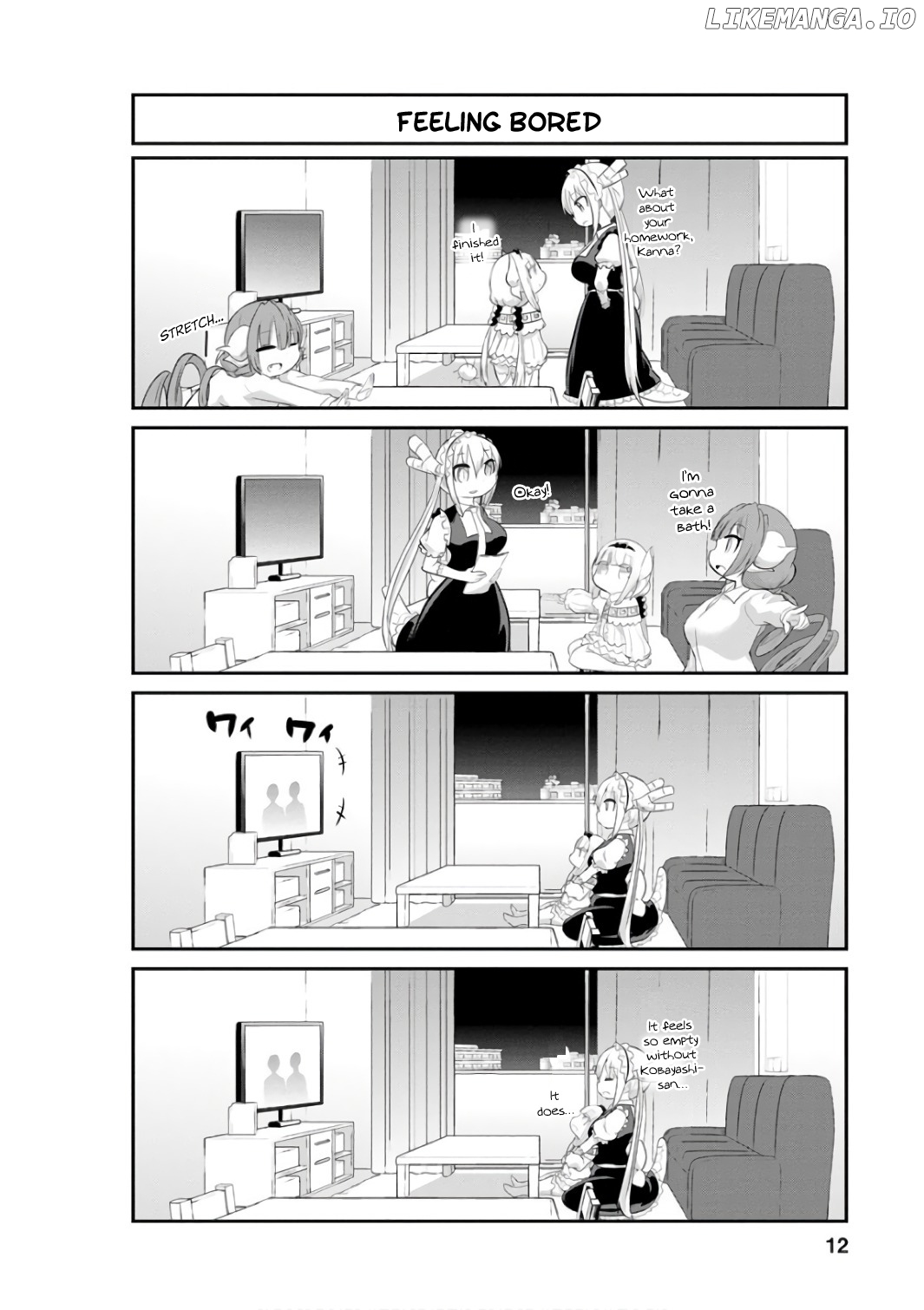 Kobayashi-san Chi no Maid Dragon: Kanna no Nichijou Chapter 41 - page 12
