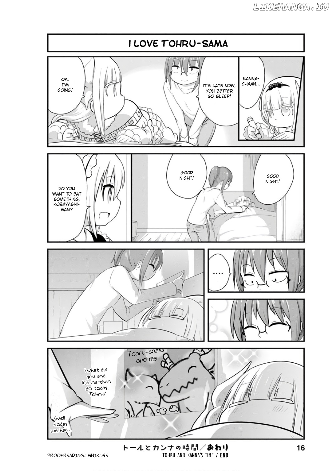 Kobayashi-san Chi no Maid Dragon: Kanna no Nichijou Chapter 41 - page 16
