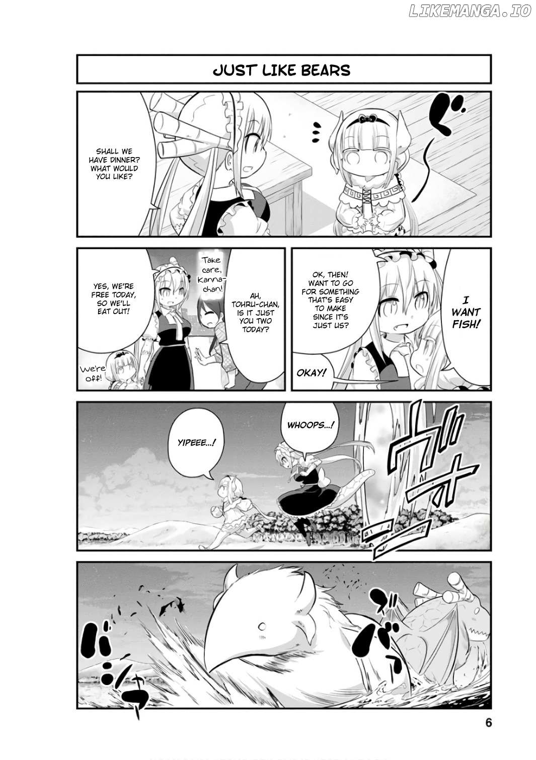 Kobayashi-san Chi no Maid Dragon: Kanna no Nichijou Chapter 41 - page 6