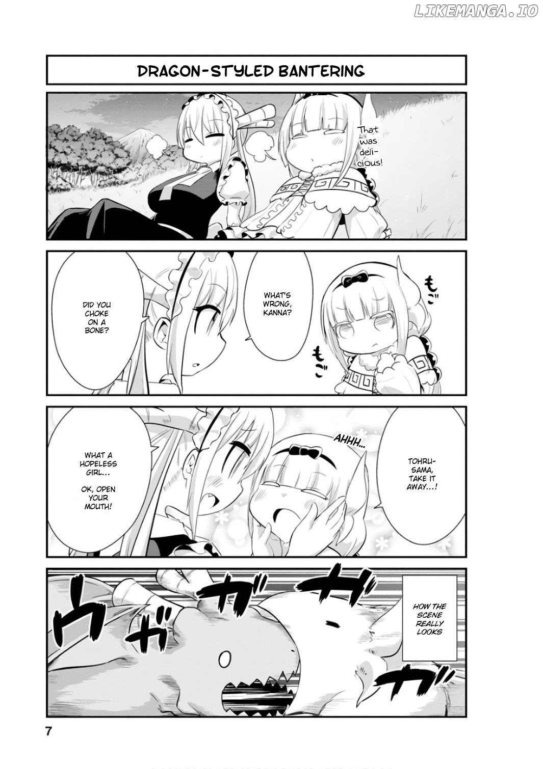 Kobayashi-san Chi no Maid Dragon: Kanna no Nichijou Chapter 41 - page 7