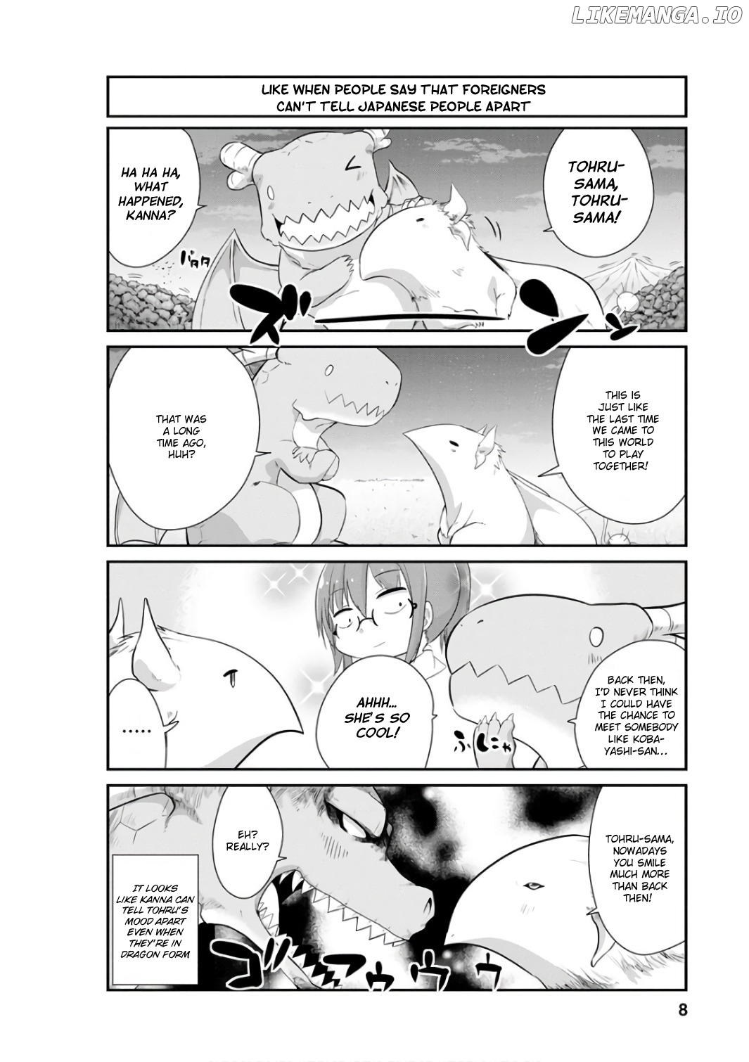 Kobayashi-san Chi no Maid Dragon: Kanna no Nichijou Chapter 41 - page 8