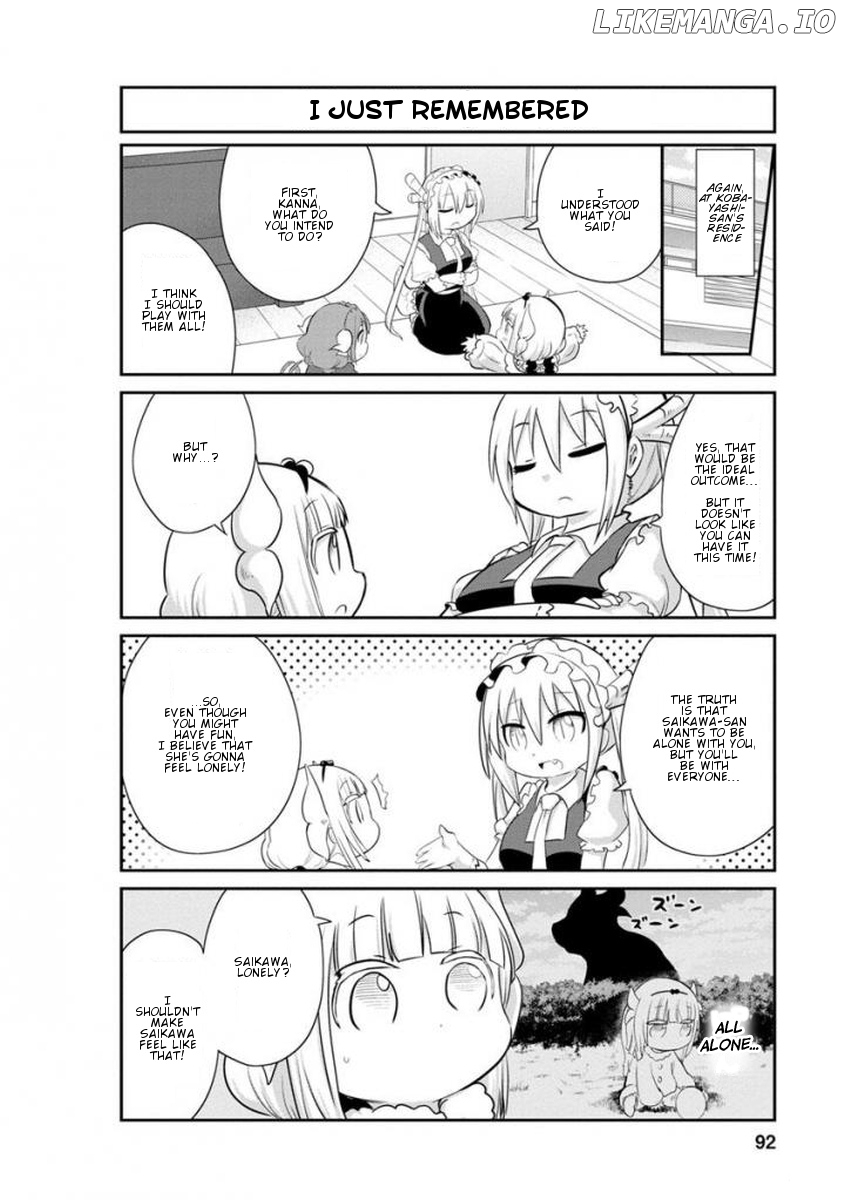 Kobayashi-san Chi no Maid Dragon: Kanna no Nichijou Chapter 37 - page 8