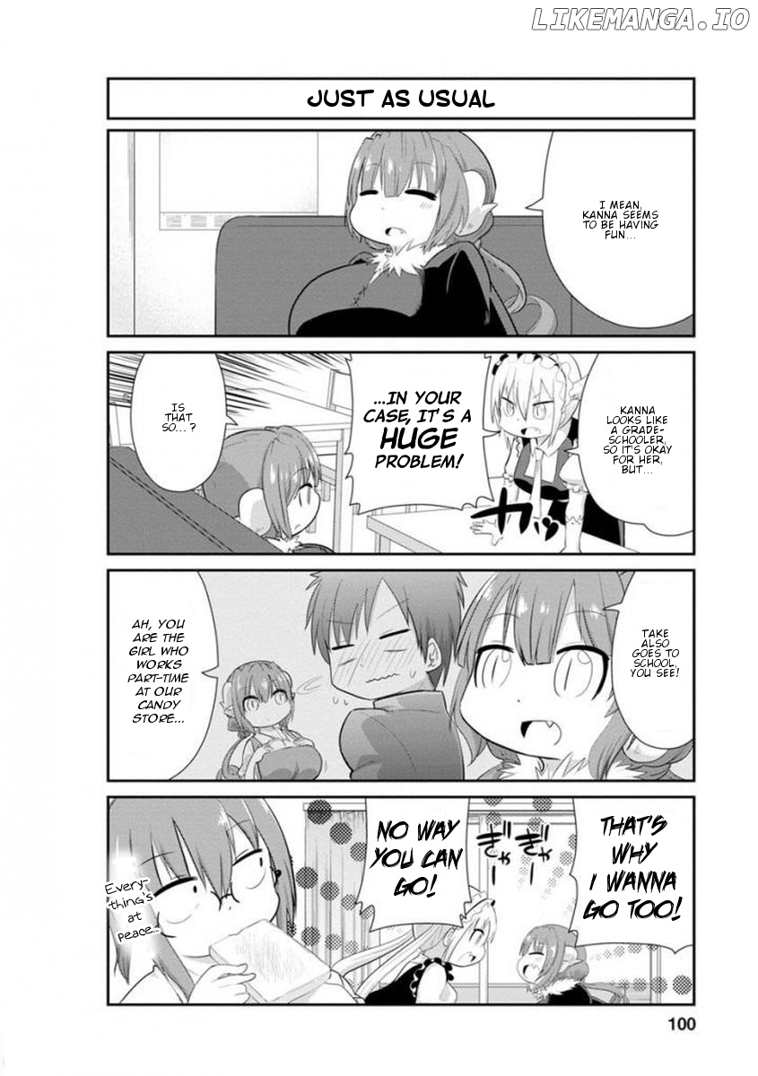 Kobayashi-san Chi no Maid Dragon: Kanna no Nichijou Chapter 38 - page 2