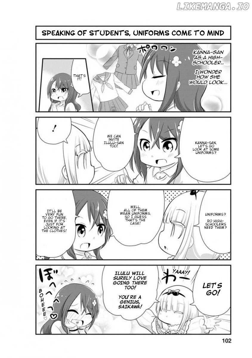 Kobayashi-san Chi no Maid Dragon: Kanna no Nichijou Chapter 38 - page 4