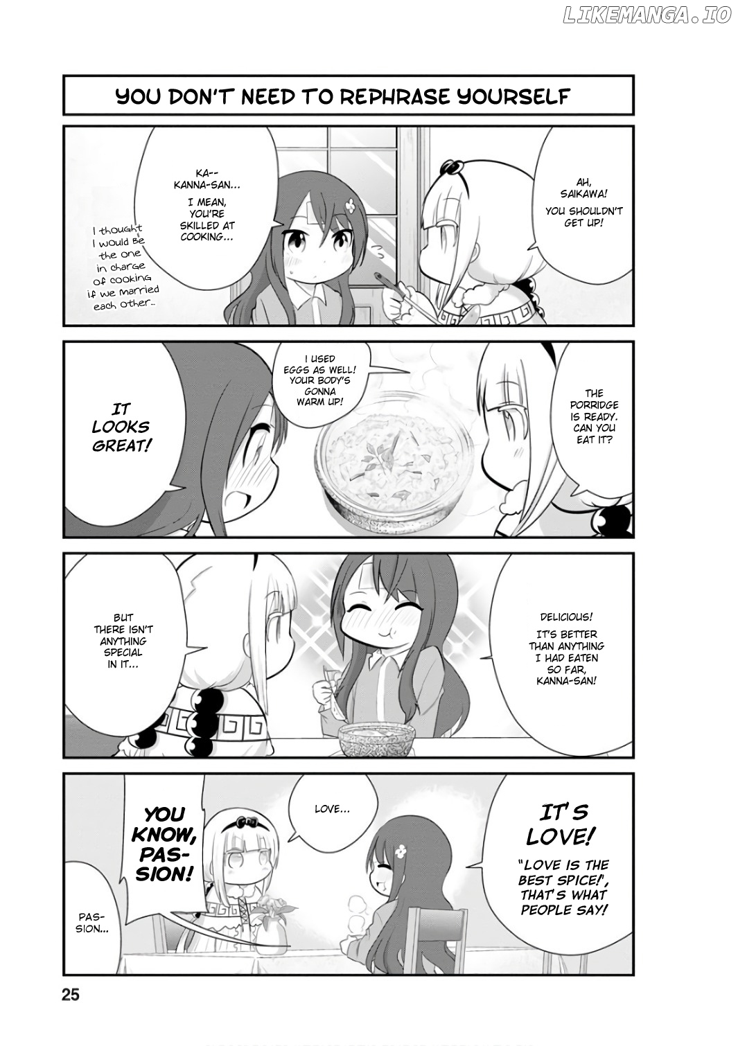 Kobayashi-san Chi no Maid Dragon: Kanna no Nichijou Chapter 42 - page 7