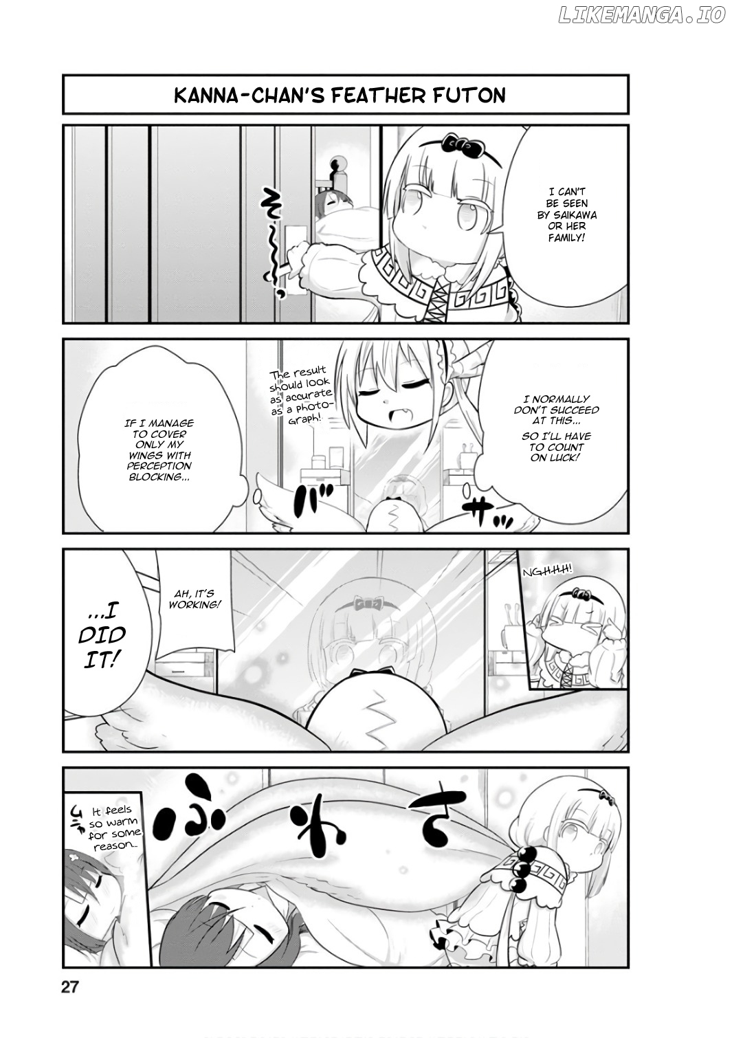 Kobayashi-san Chi no Maid Dragon: Kanna no Nichijou Chapter 42 - page 9