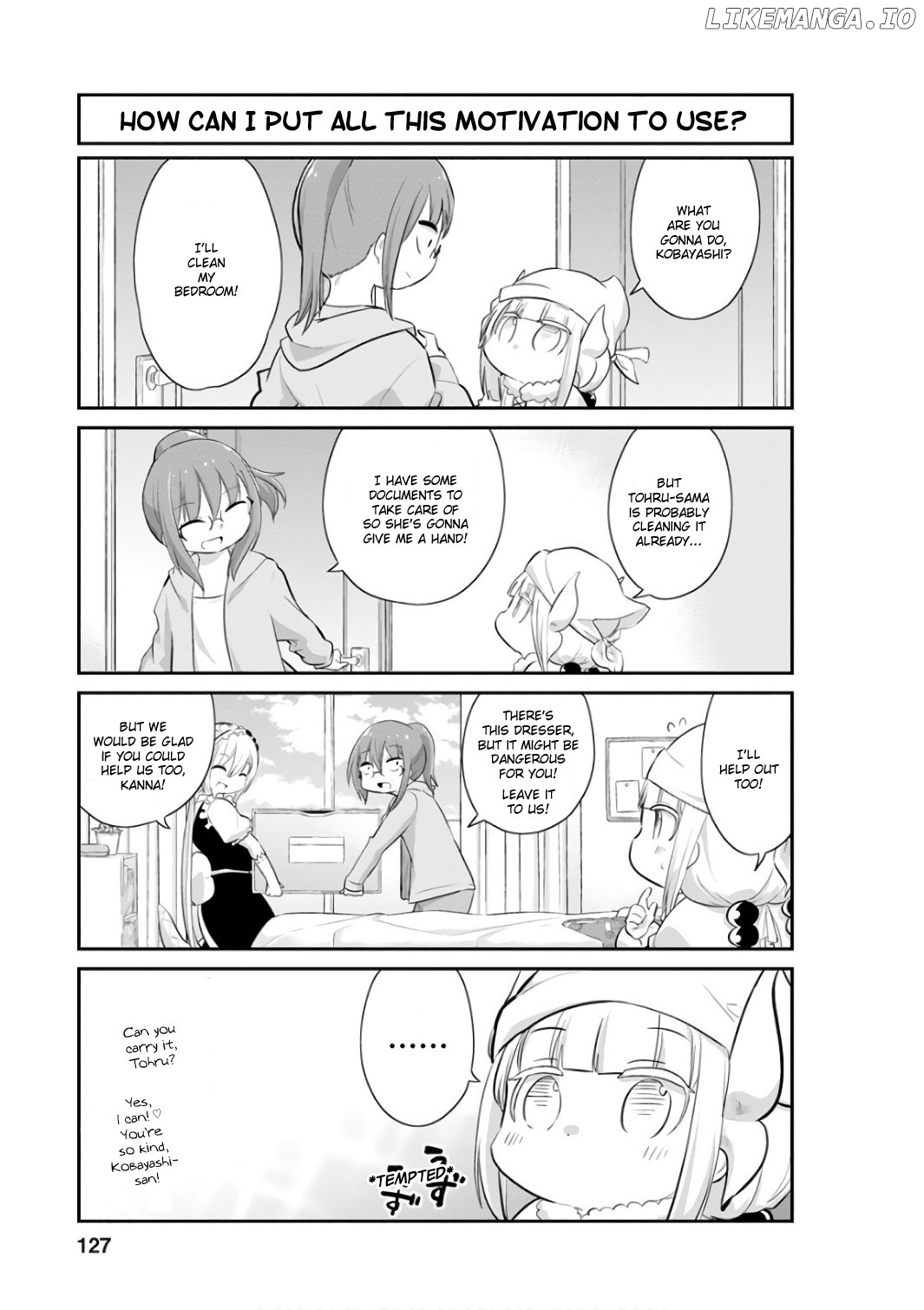 Kobayashi-san Chi no Maid Dragon: Kanna no Nichijou Chapter 50 - page 3