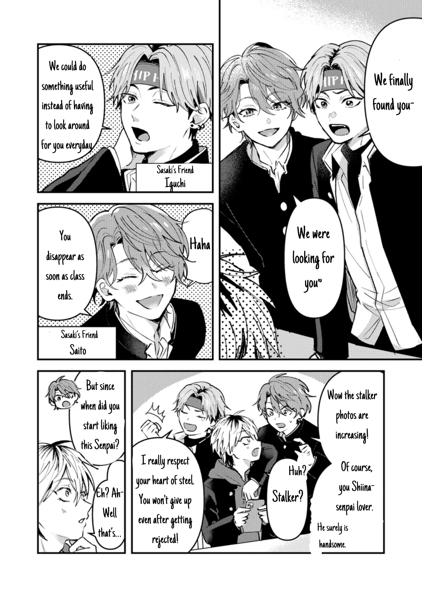 Dameo No Shiina-Senpai To Yabao No Sasaki-Kun Chapter 5 - page 3