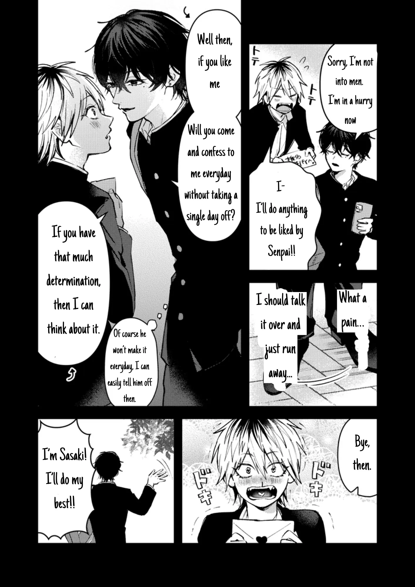 Dameo No Shiina-Senpai To Yabao No Sasaki-Kun Chapter 6 - page 4