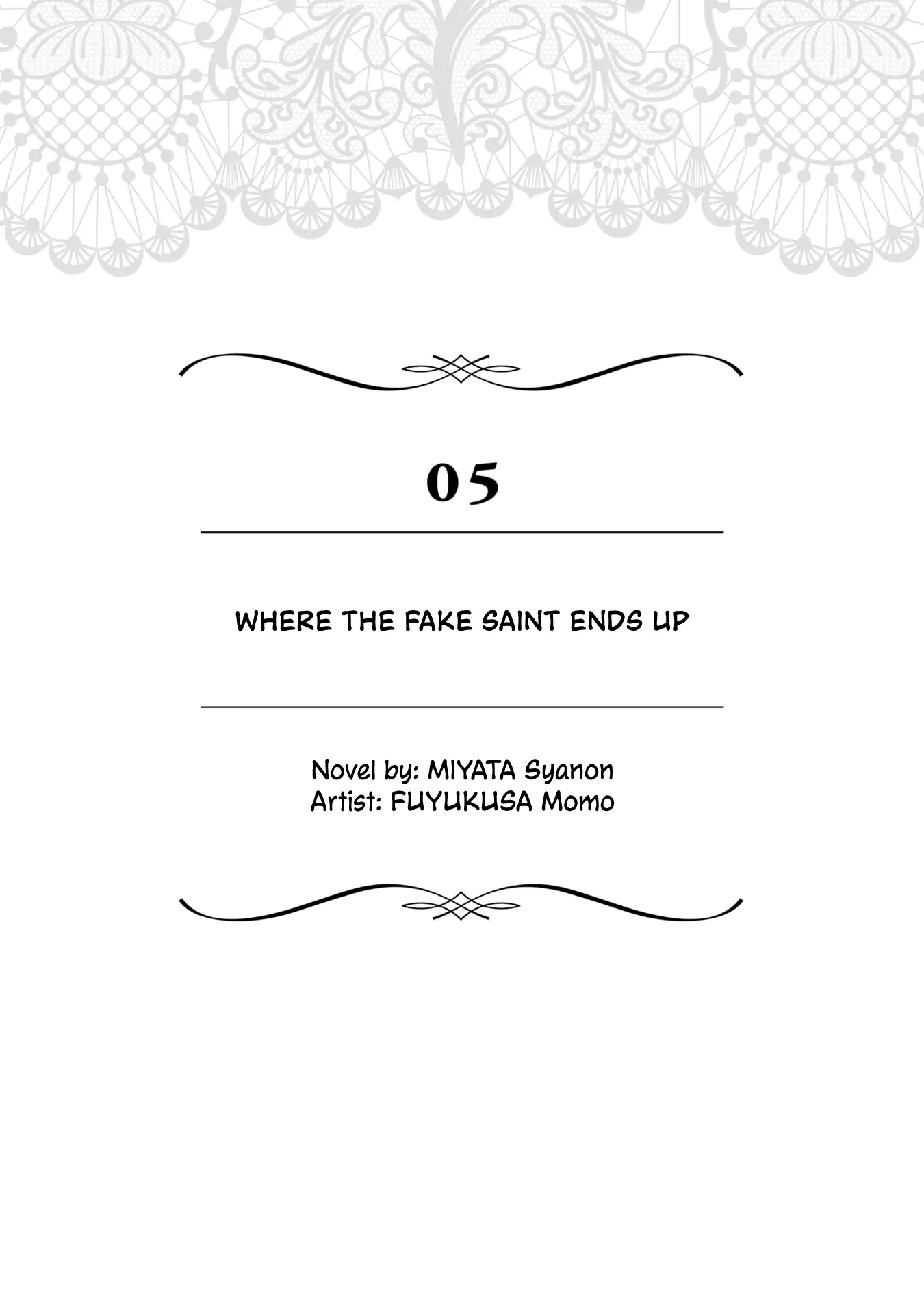 Where the fake Saint ends up Chapter 1 - page 1