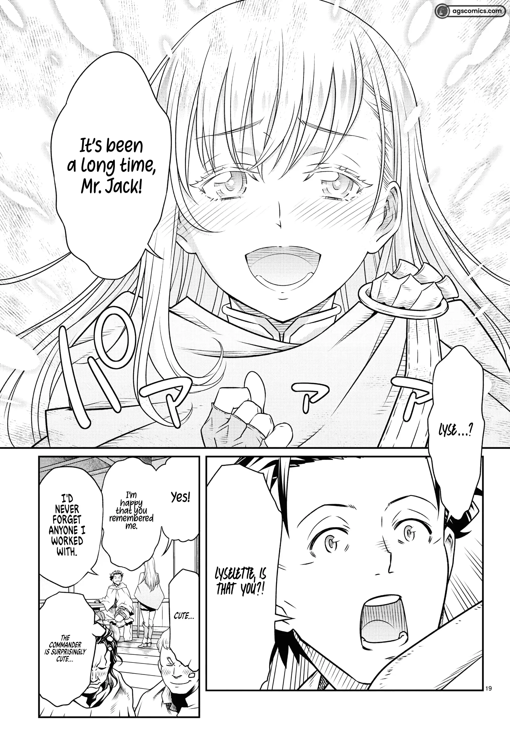 Unsō-ya no ossan ga naze ka fukugyō de zettai muteki kenshi o tsutomeru koto ni ~ sae nai jinsei o okutteta ore ga maō tōbatsu no kirifuda ni?~ Chapter 1 - page 19