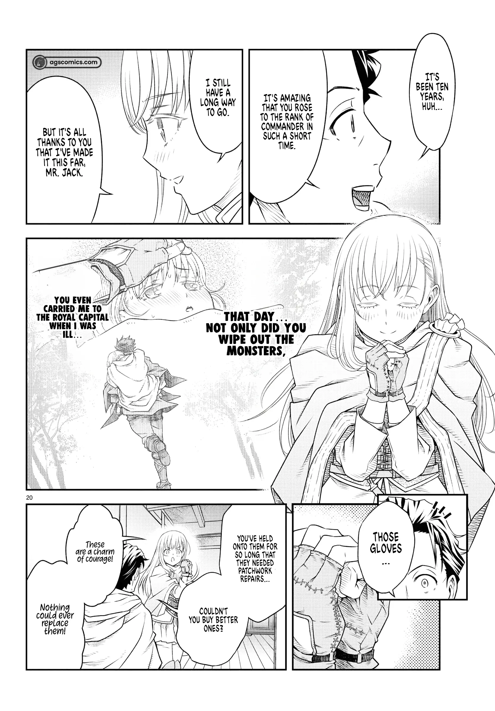 Unsō-ya no ossan ga naze ka fukugyō de zettai muteki kenshi o tsutomeru koto ni ~ sae nai jinsei o okutteta ore ga maō tōbatsu no kirifuda ni?~ Chapter 1 - page 20