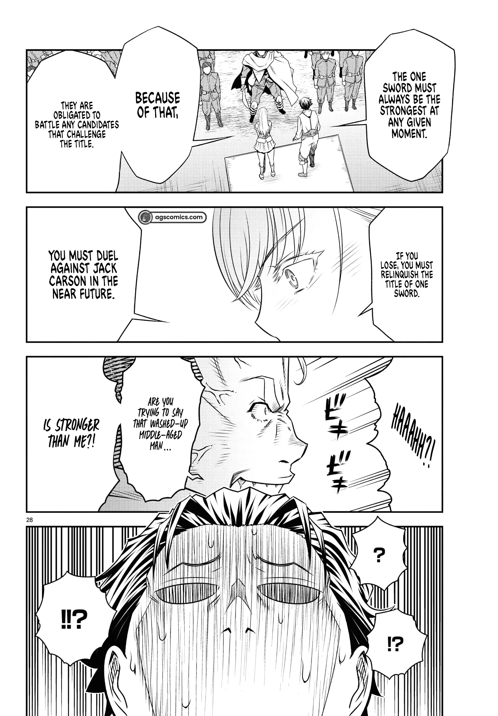 Unsō-ya no ossan ga naze ka fukugyō de zettai muteki kenshi o tsutomeru koto ni ~ sae nai jinsei o okutteta ore ga maō tōbatsu no kirifuda ni?~ Chapter 1 - page 27