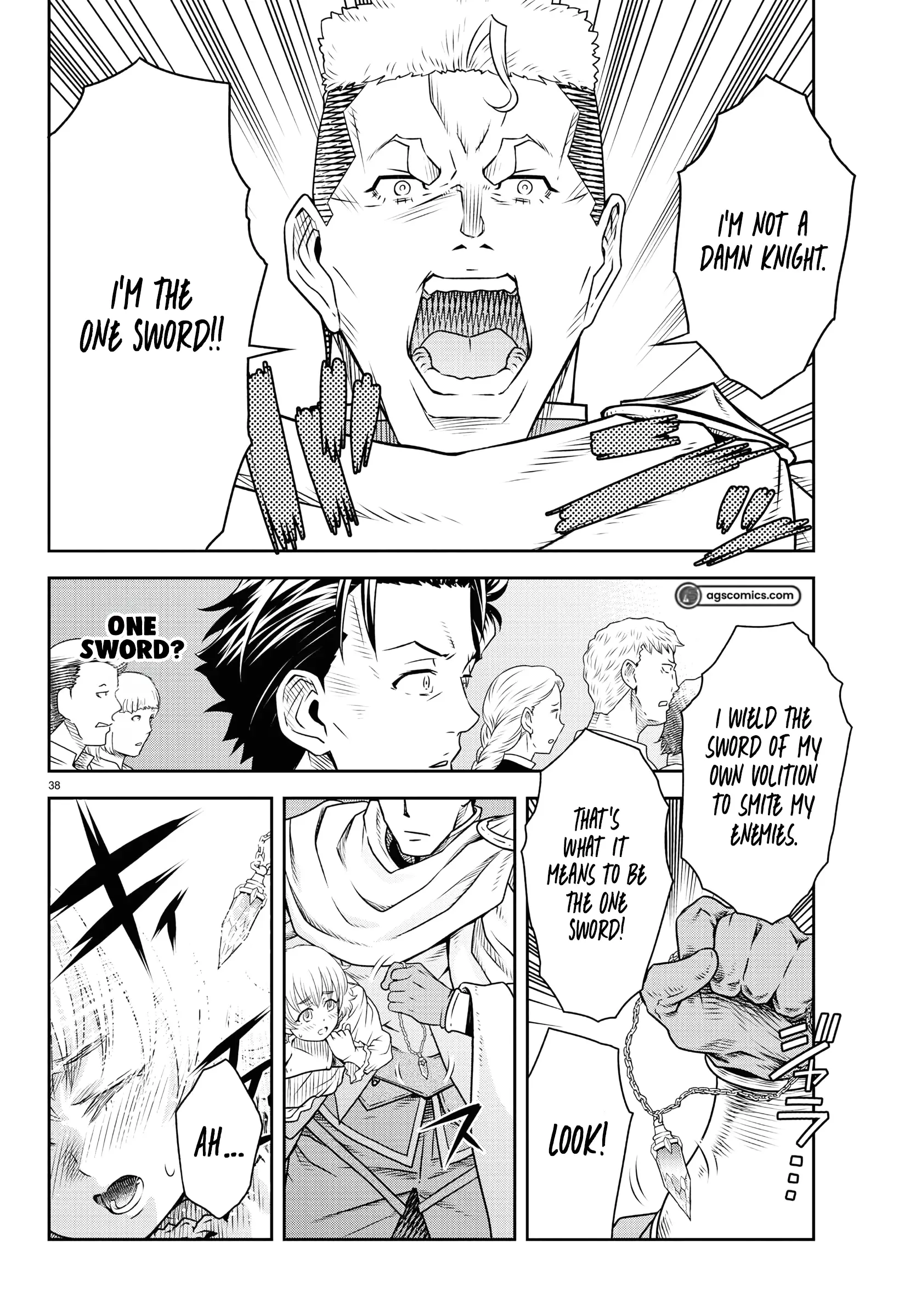 Unsō-ya no ossan ga naze ka fukugyō de zettai muteki kenshi o tsutomeru koto ni ~ sae nai jinsei o okutteta ore ga maō tōbatsu no kirifuda ni?~ Chapter 1 - page 37