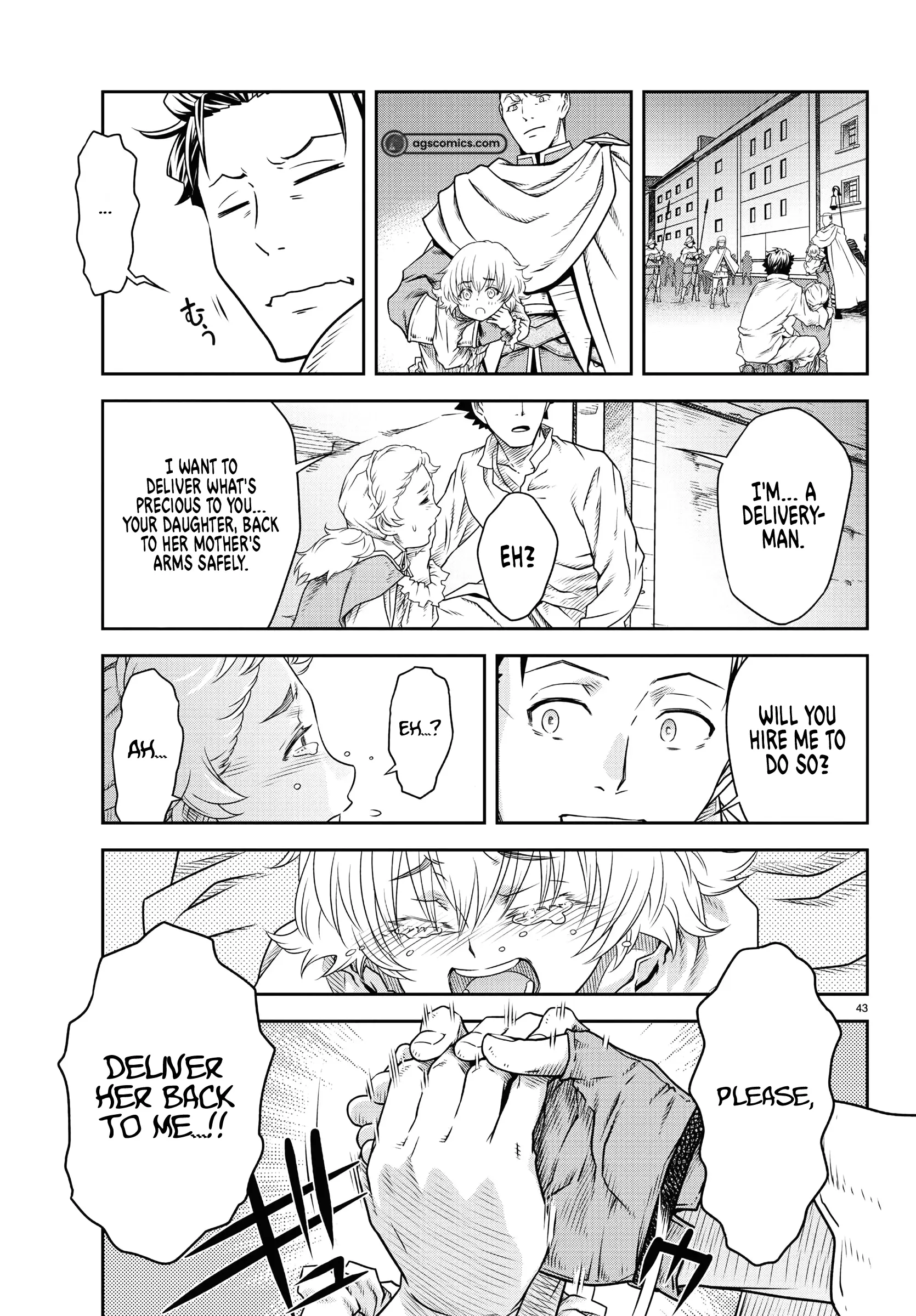 Unsō-ya no ossan ga naze ka fukugyō de zettai muteki kenshi o tsutomeru koto ni ~ sae nai jinsei o okutteta ore ga maō tōbatsu no kirifuda ni?~ Chapter 1 - page 42