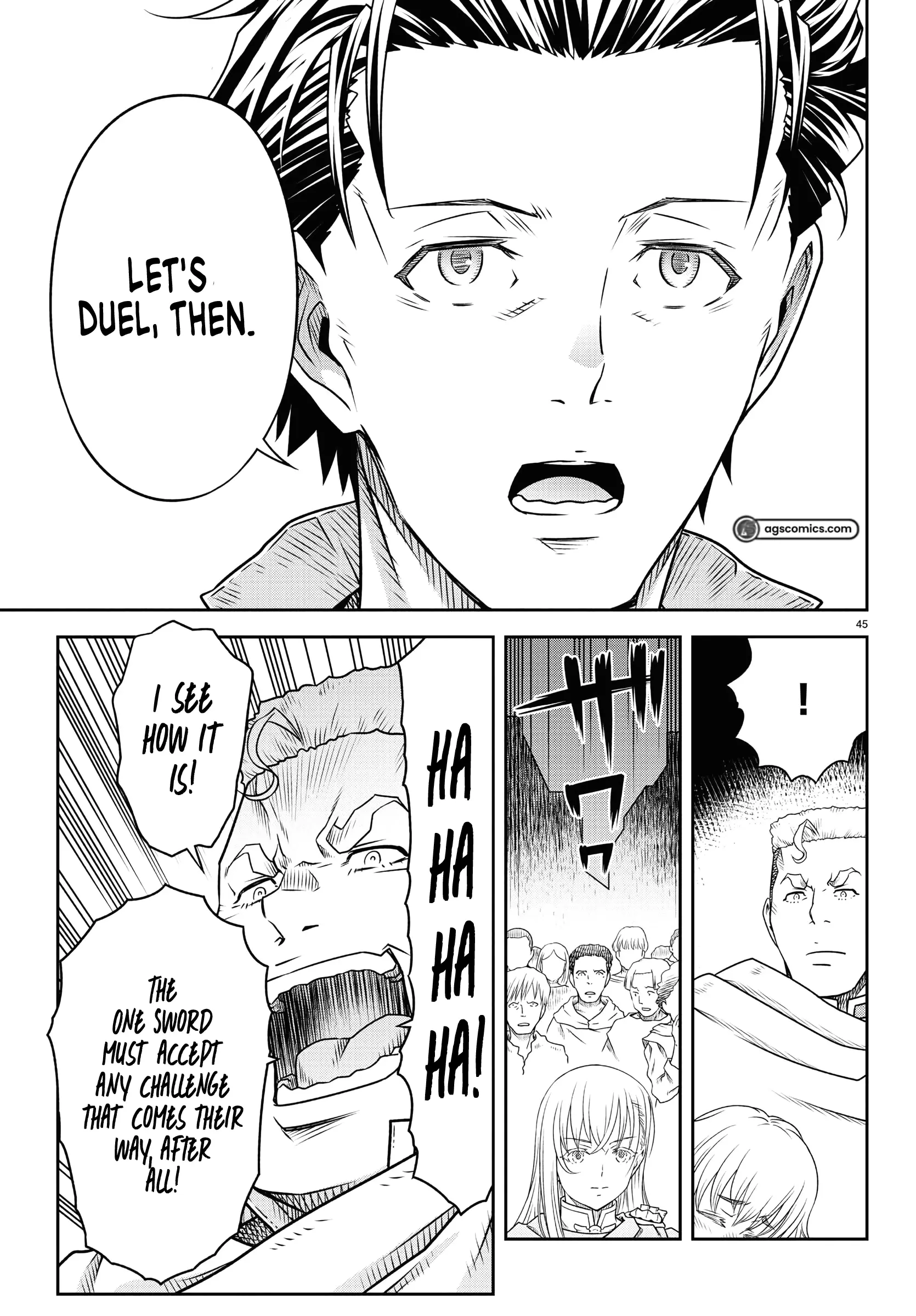 Unsō-ya no ossan ga naze ka fukugyō de zettai muteki kenshi o tsutomeru koto ni ~ sae nai jinsei o okutteta ore ga maō tōbatsu no kirifuda ni?~ Chapter 1 - page 44