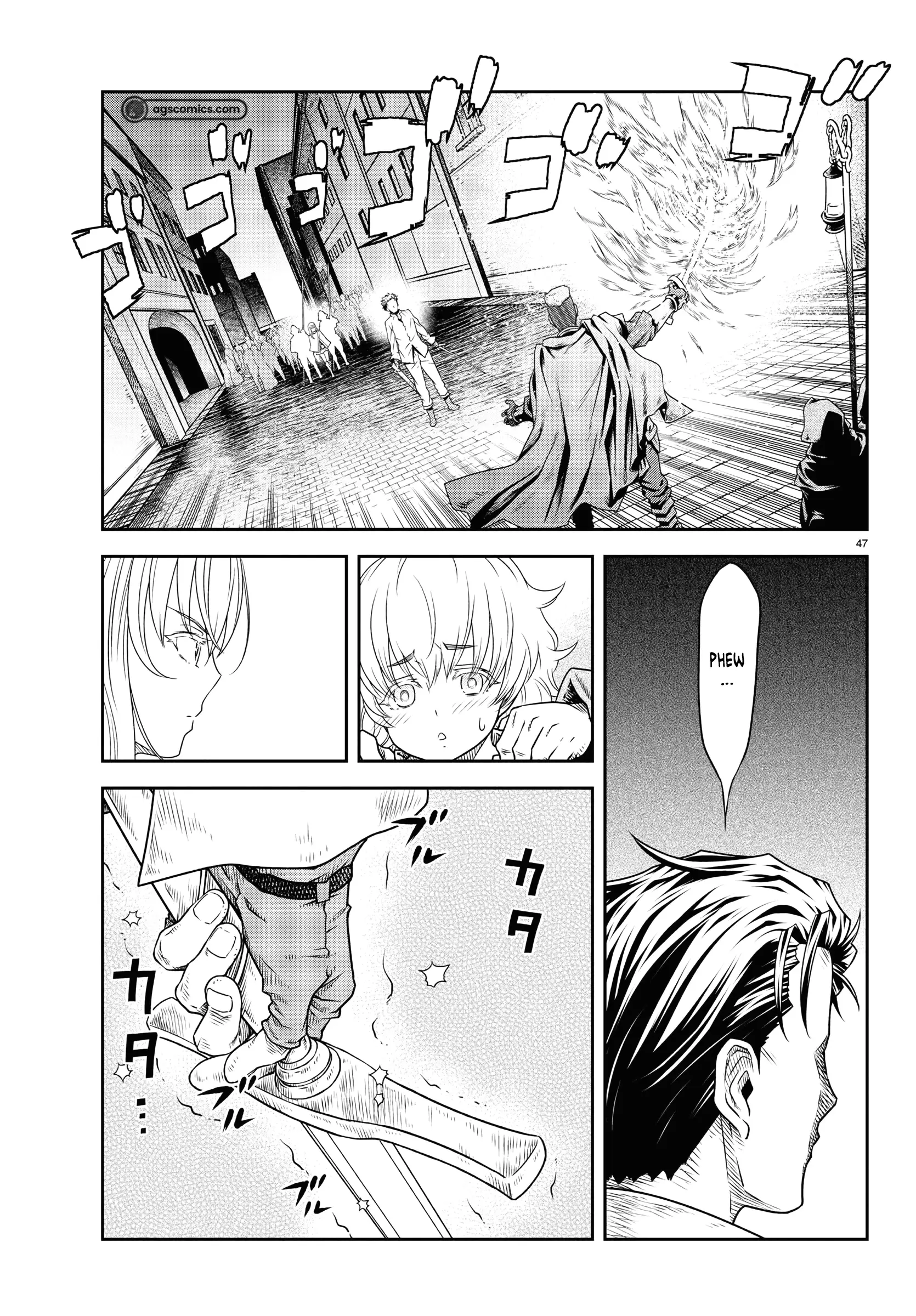 Unsō-ya no ossan ga naze ka fukugyō de zettai muteki kenshi o tsutomeru koto ni ~ sae nai jinsei o okutteta ore ga maō tōbatsu no kirifuda ni?~ Chapter 1 - page 46