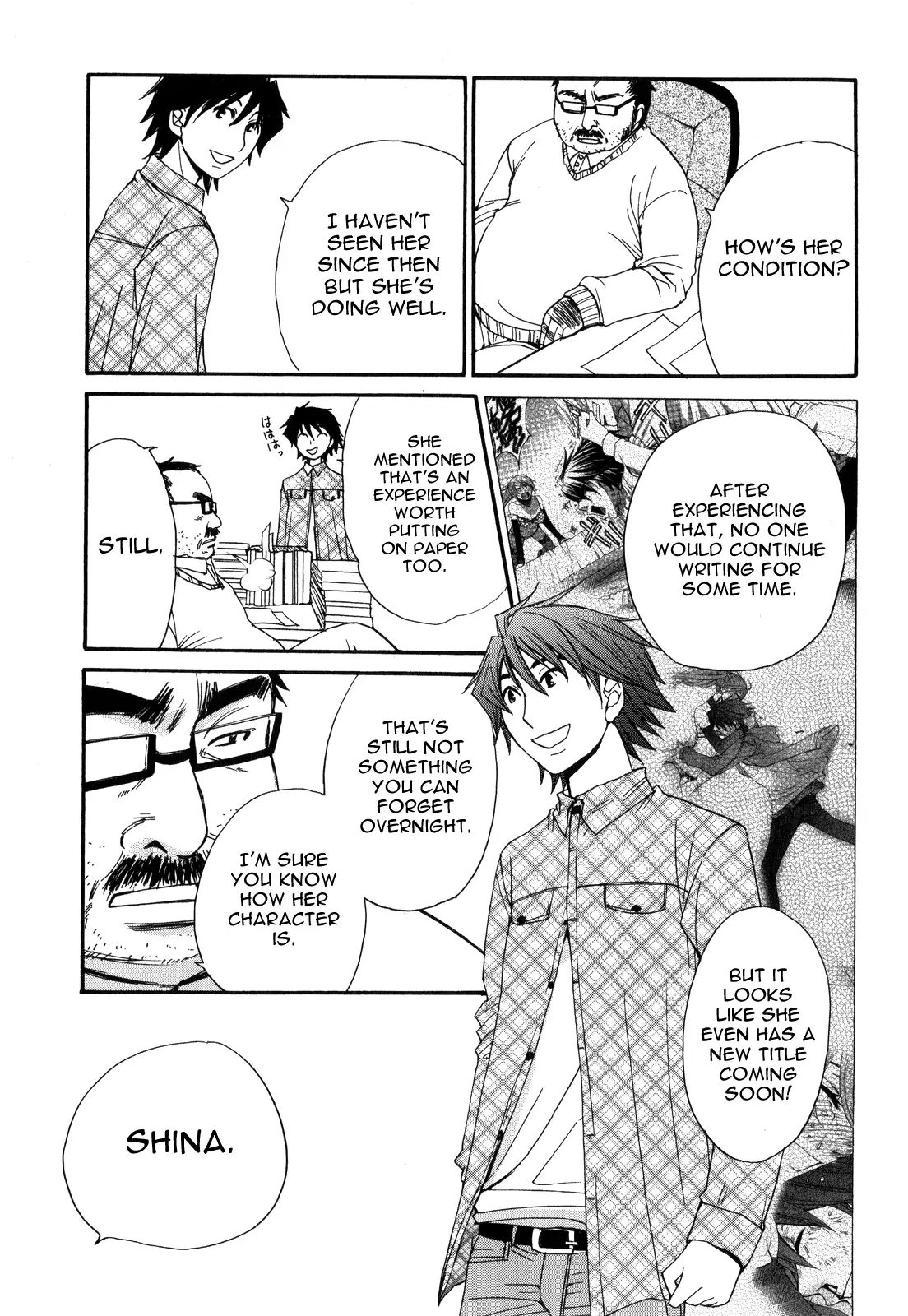 Kanojo wa Kannou Shousetsuka Chapter 44 - page 8
