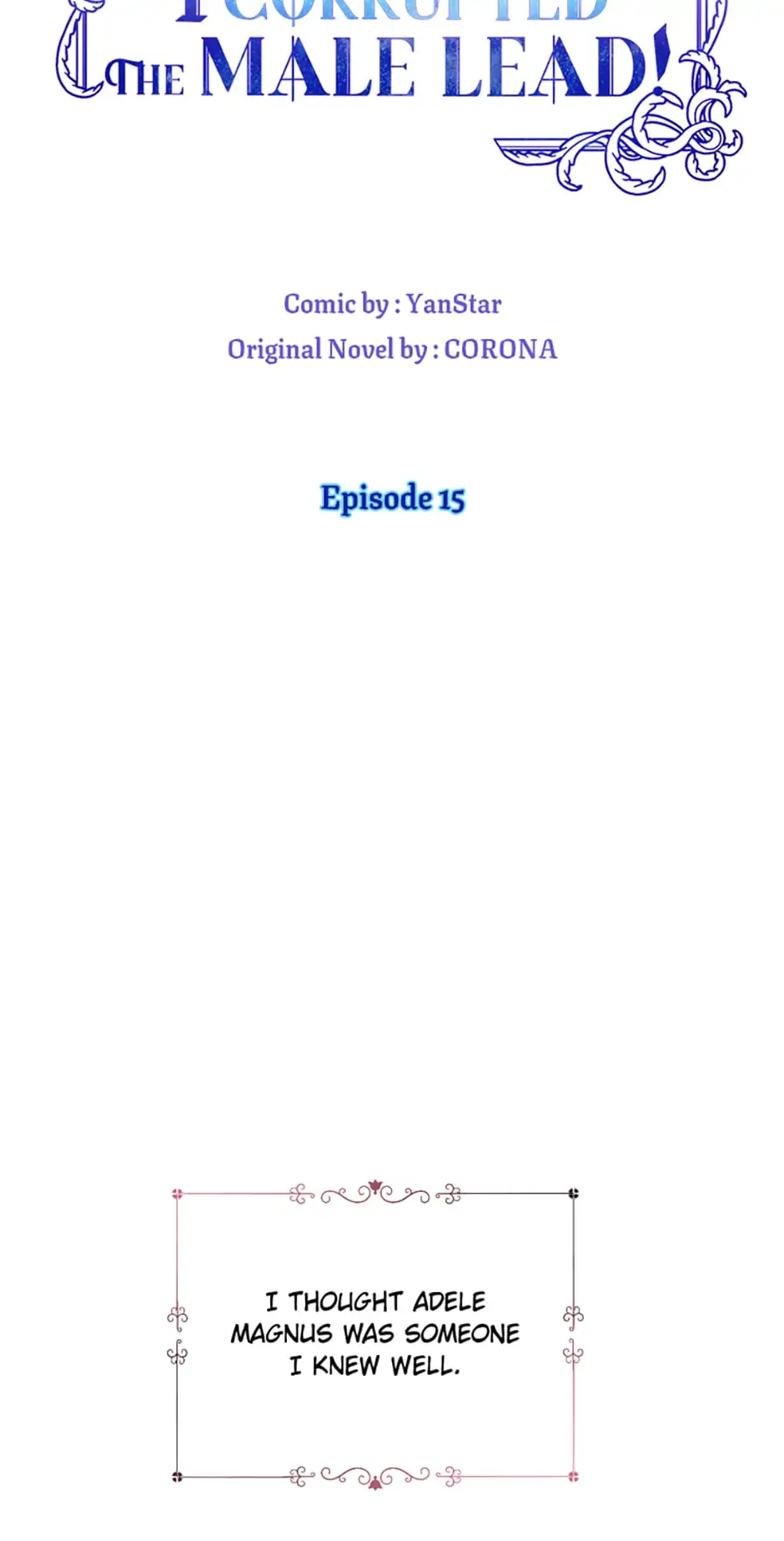I Corrupted the Good Male Lead Chapter 15 - page 21