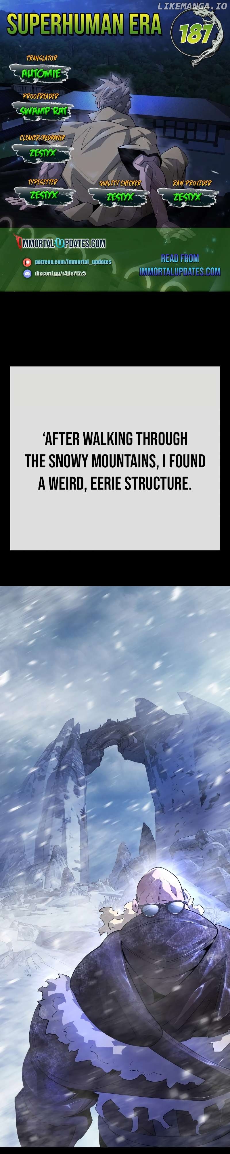 Superhuman Era Chapter 187 - page 1