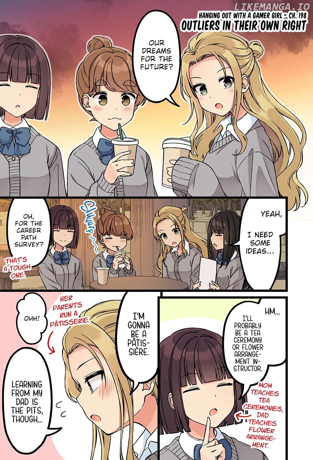 Hanging Out With a Gamer Girl Chapter 198 - page 1