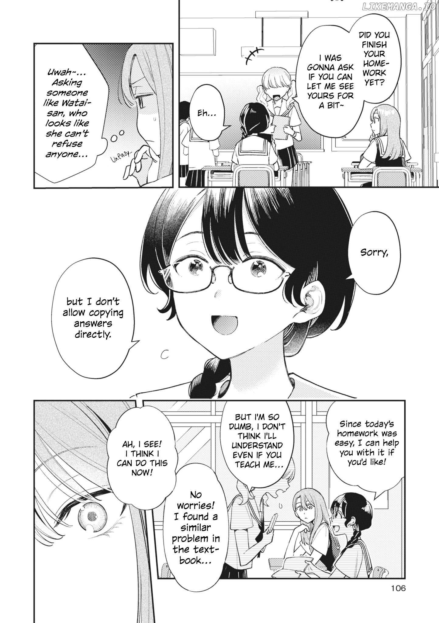 Tonari No Seki Ga Suki Na Hito Datta Gakusei Yuri Anthology Chapter 6 - page 4