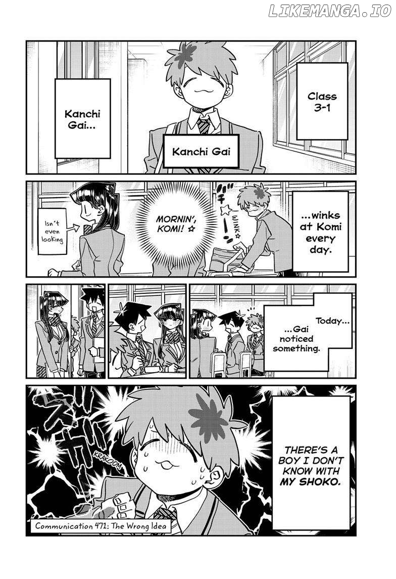Komi-san wa Komyushou Desu Chapter 471 - page 1