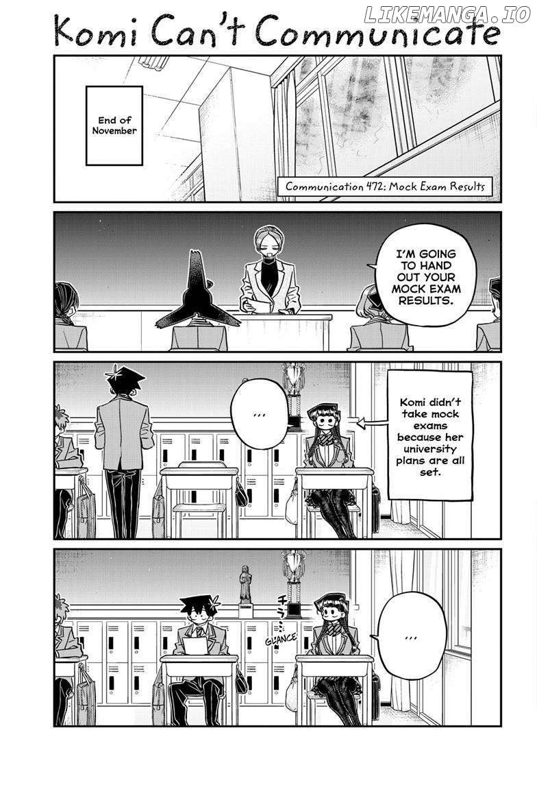Komi-san wa Komyushou Desu Chapter 472 - page 2