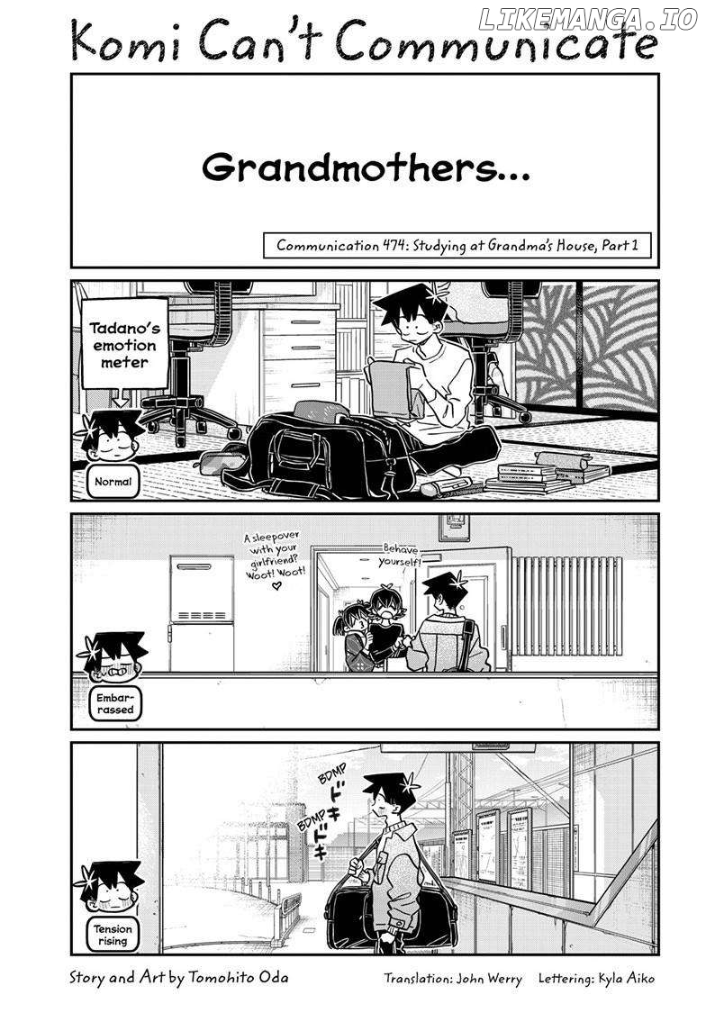 Komi-san wa Komyushou Desu Chapter 474 - page 2