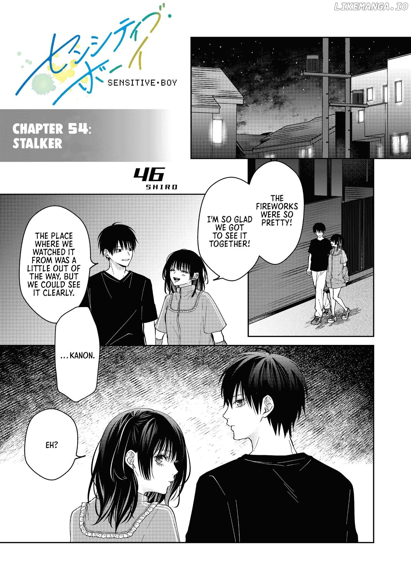Sensitive Boy Chapter 54 - page 1