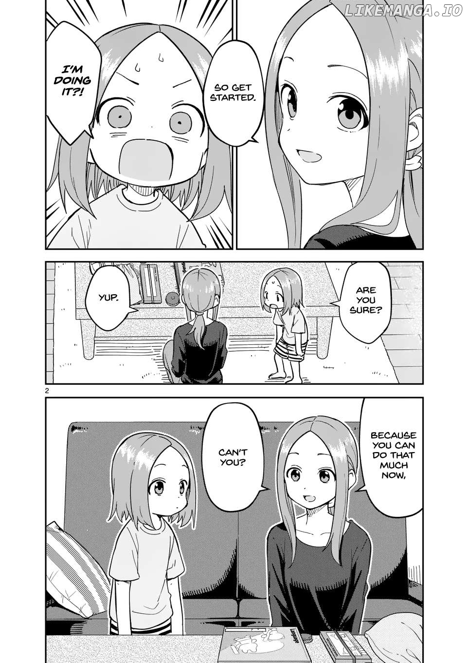 Karakai Jouzu no (Moto) Takagi-san Chapter 314 - page 2