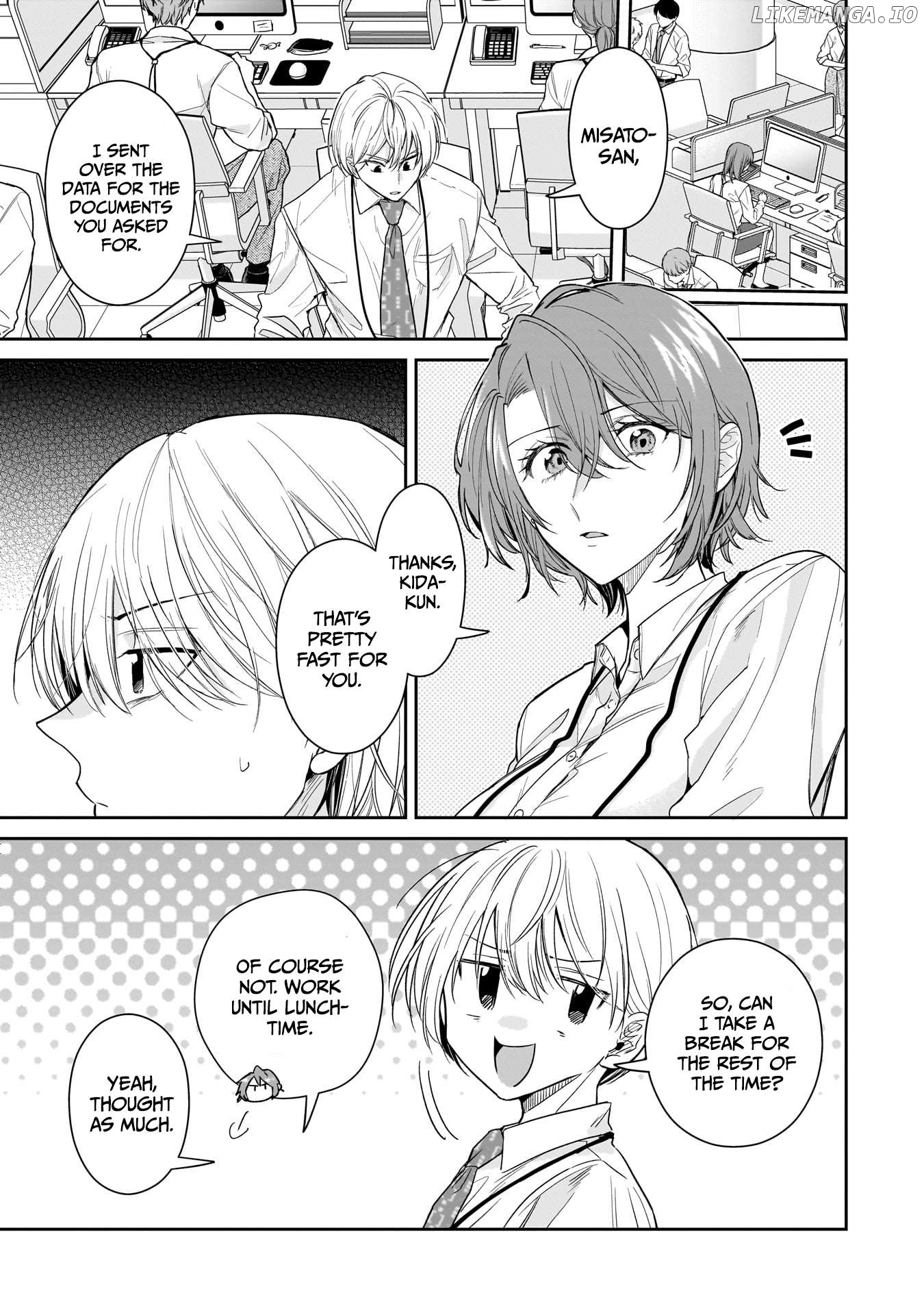 Misato-San Is A Bit Cold Towards Her Boss Who Pampers Chapter 19 - page 17