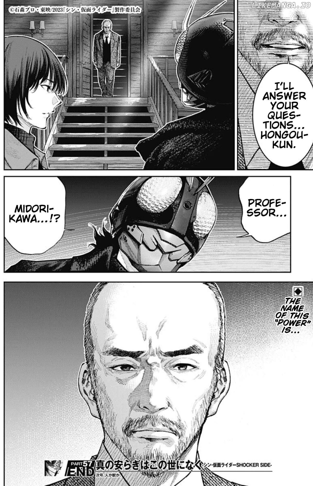 There is no true peace in this world -Shin Kamen Rider SHOCKER SIDE- Chapter 57 - page 19