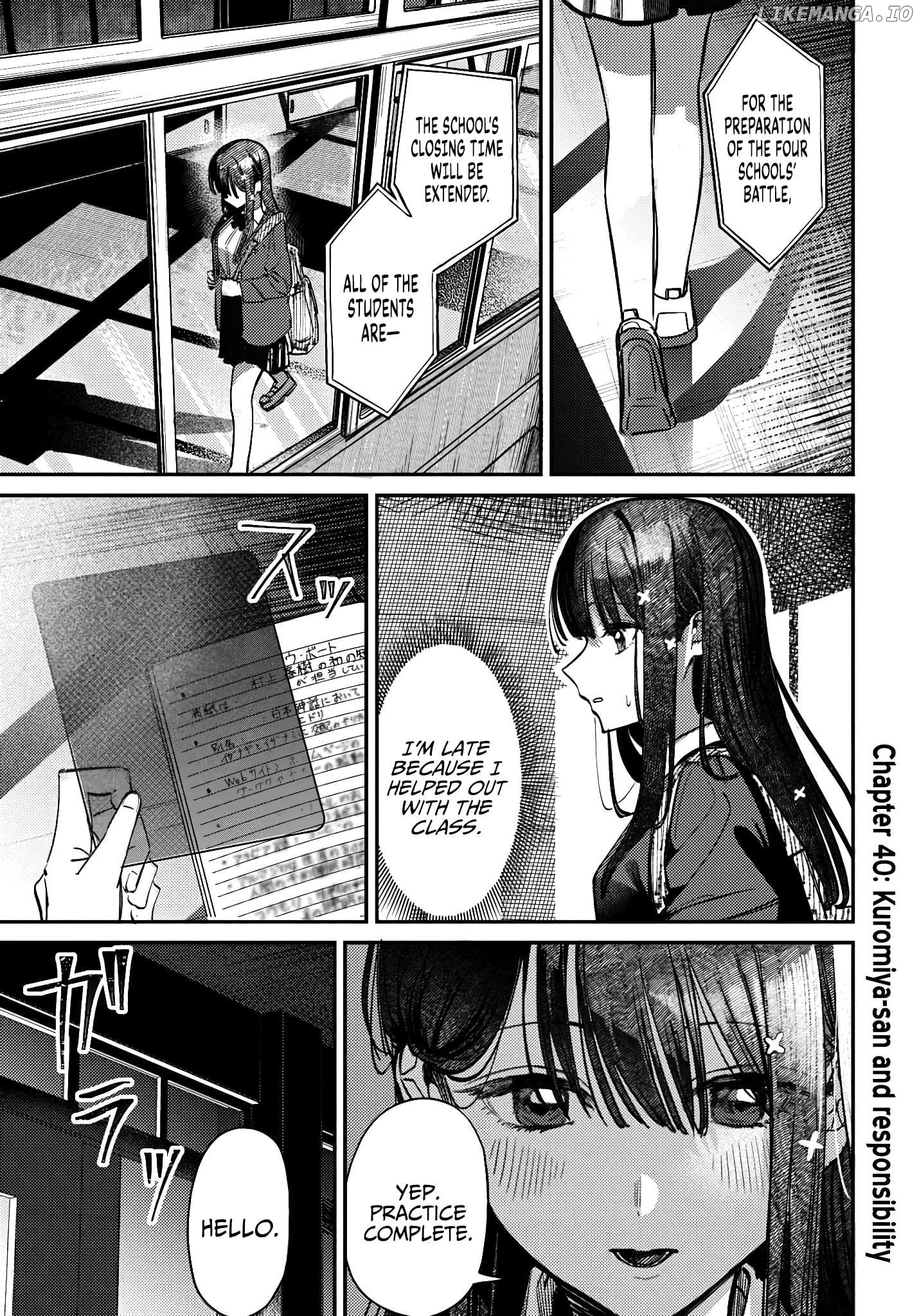 Houkago No Idol Ni Wa Himitsu Ga Aru Chapter 40 - page 1