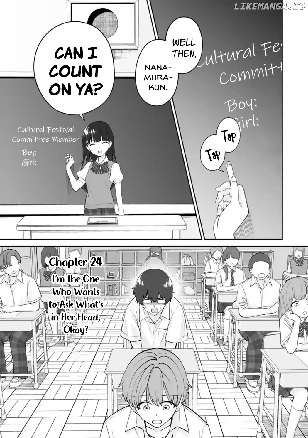 Please Leave Me Alone (For Some Reason, She Wants to Change a Lone Wolf's Helpless High School Life.) Chapter 24 - page 1
