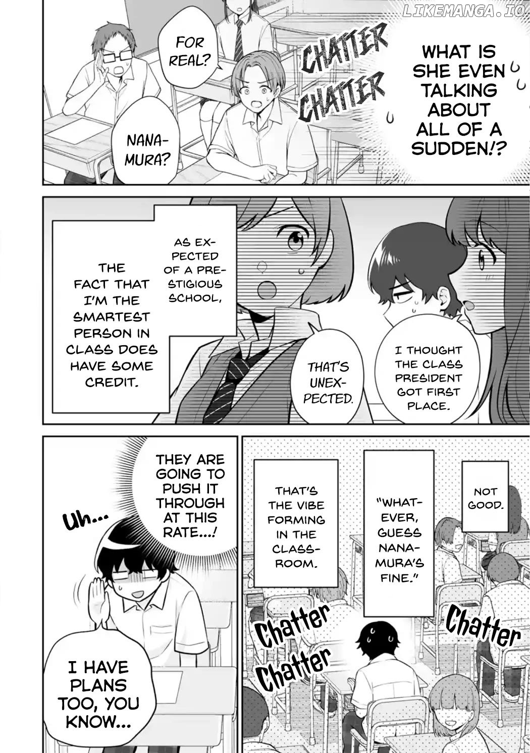 Please Leave Me Alone (For Some Reason, She Wants to Change a Lone Wolf's Helpless High School Life.) Chapter 24 - page 4