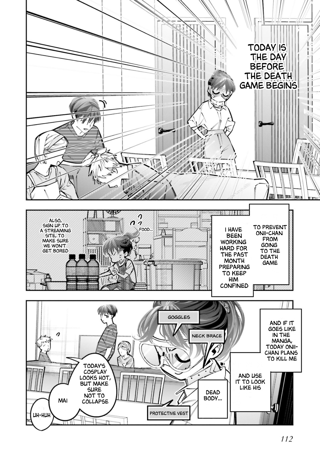 I Reincarnated As The Little Sister Of A Death Game Manga's Murder Mastermind And Failed Chapter 21 - page 2
