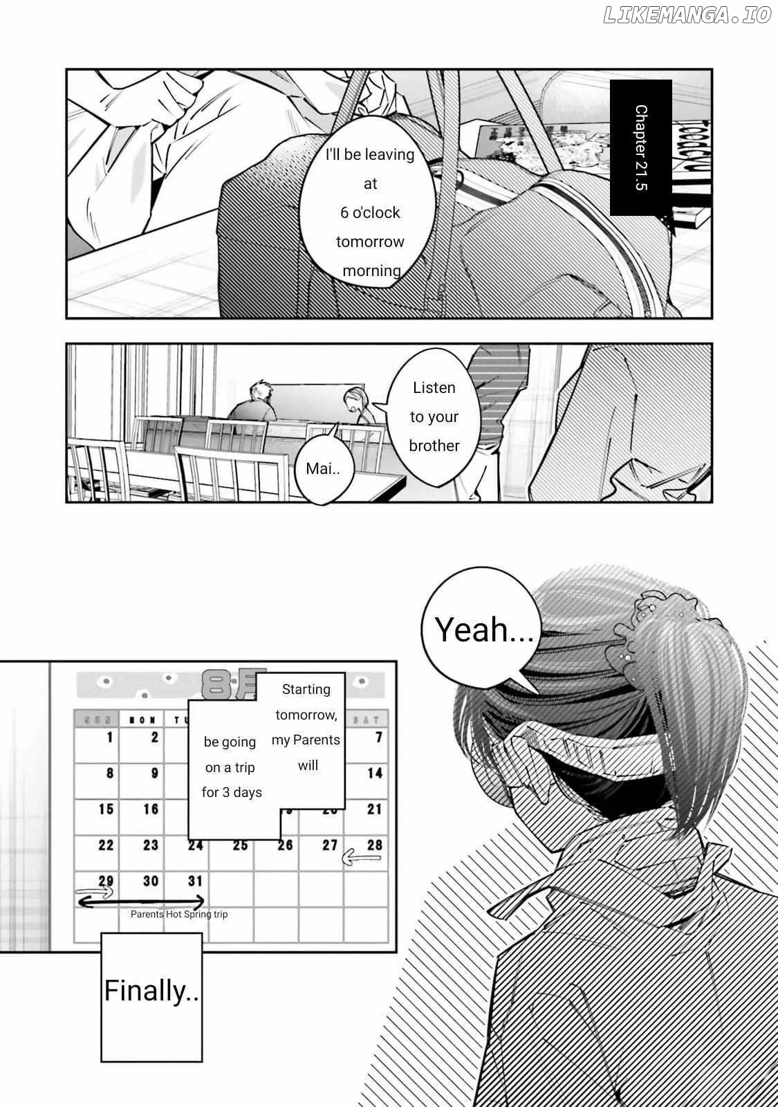 I Reincarnated As The Little Sister Of A Death Game Manga's Murder Mastermind And Failed Chapter 21.5 - page 1