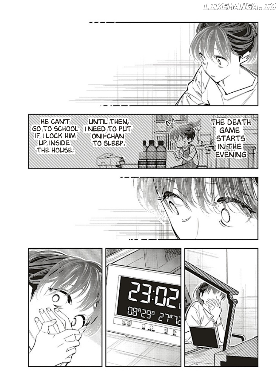 I Reincarnated As The Little Sister Of A Death Game Manga's Murder Mastermind And Failed Chapter 22.2 - page 3