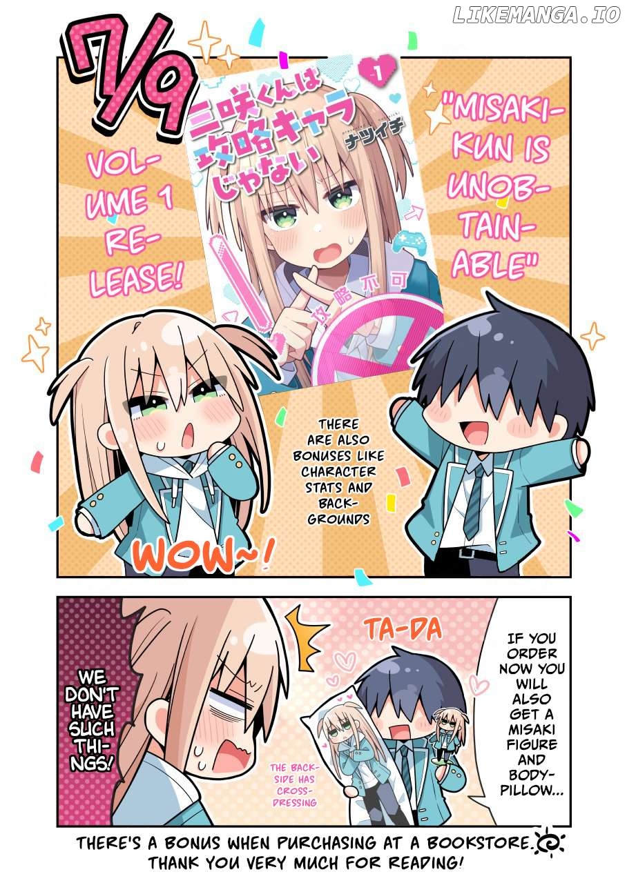 Misaki-kun wa Kouryaku Chara Janai Chapter 10.5 - page 1