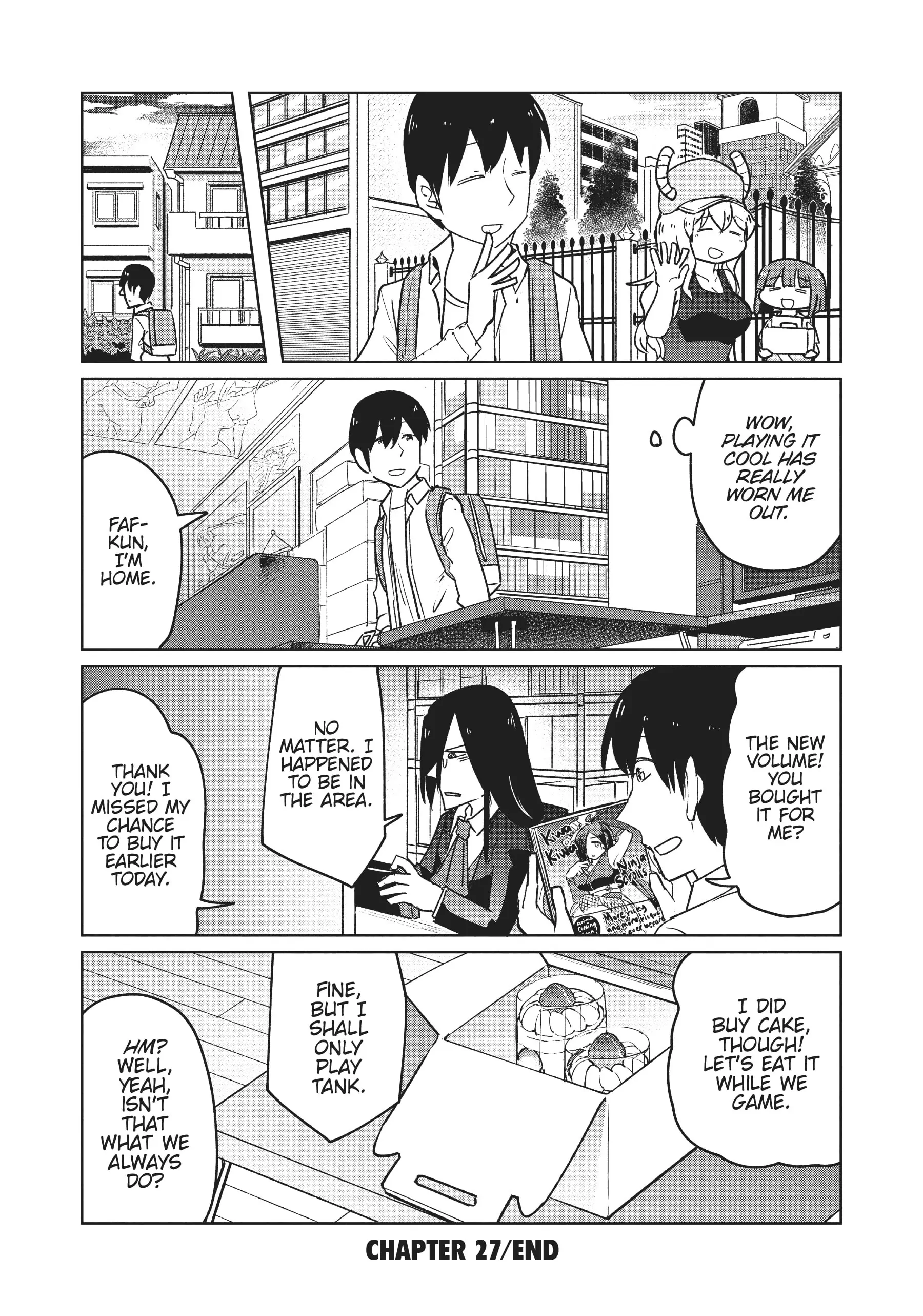 Kobayashi-san Chi no Maid Dragon: Okomorigurashi no Fafnir Chapter 27 - page 12