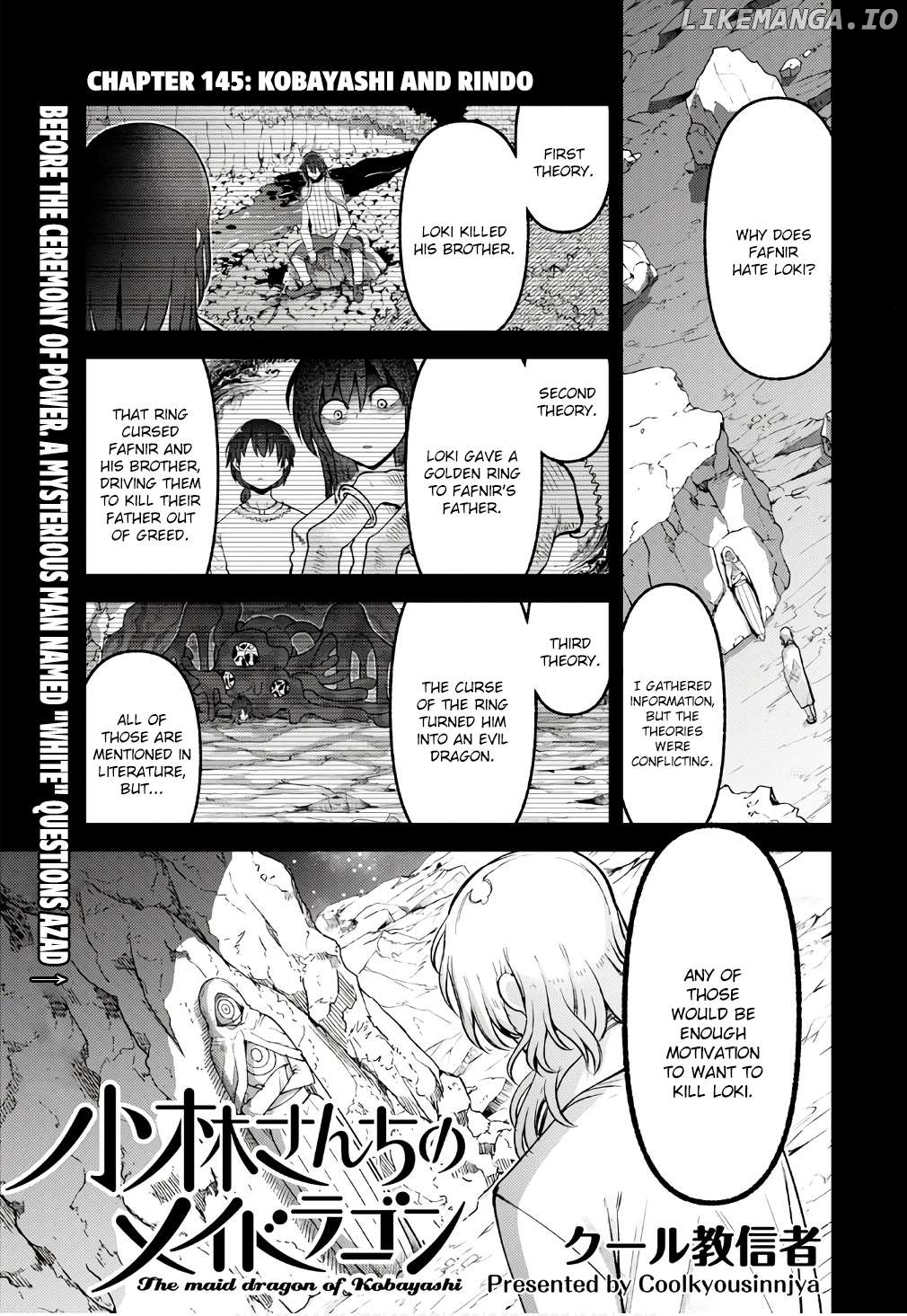 Kobayashi-San Chi No Maid Dragon Chapter 145 - page 1