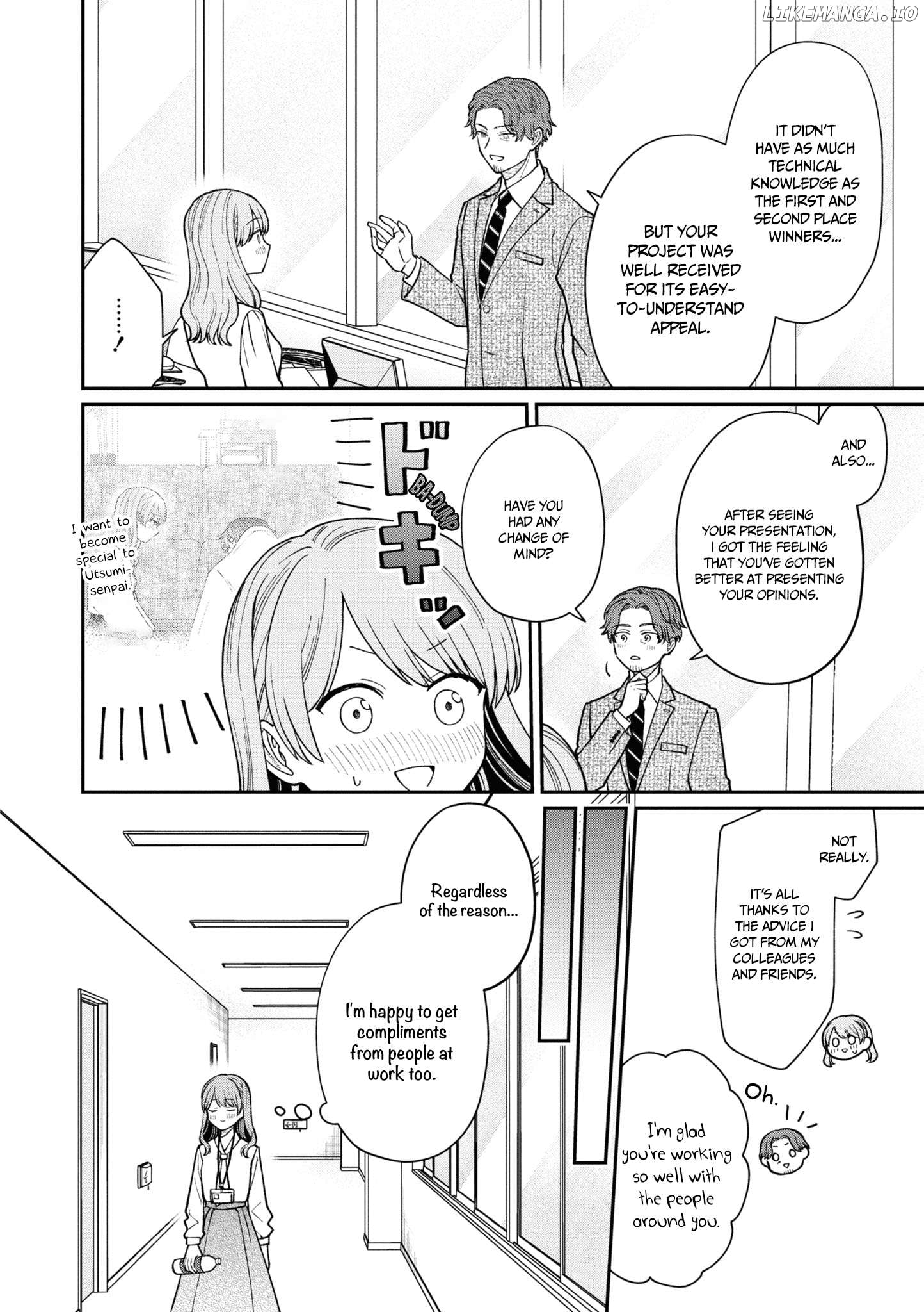 The New-Hire Who Could "Read" Emotions and the Unsociable Senpai Chapter 43 - page 7