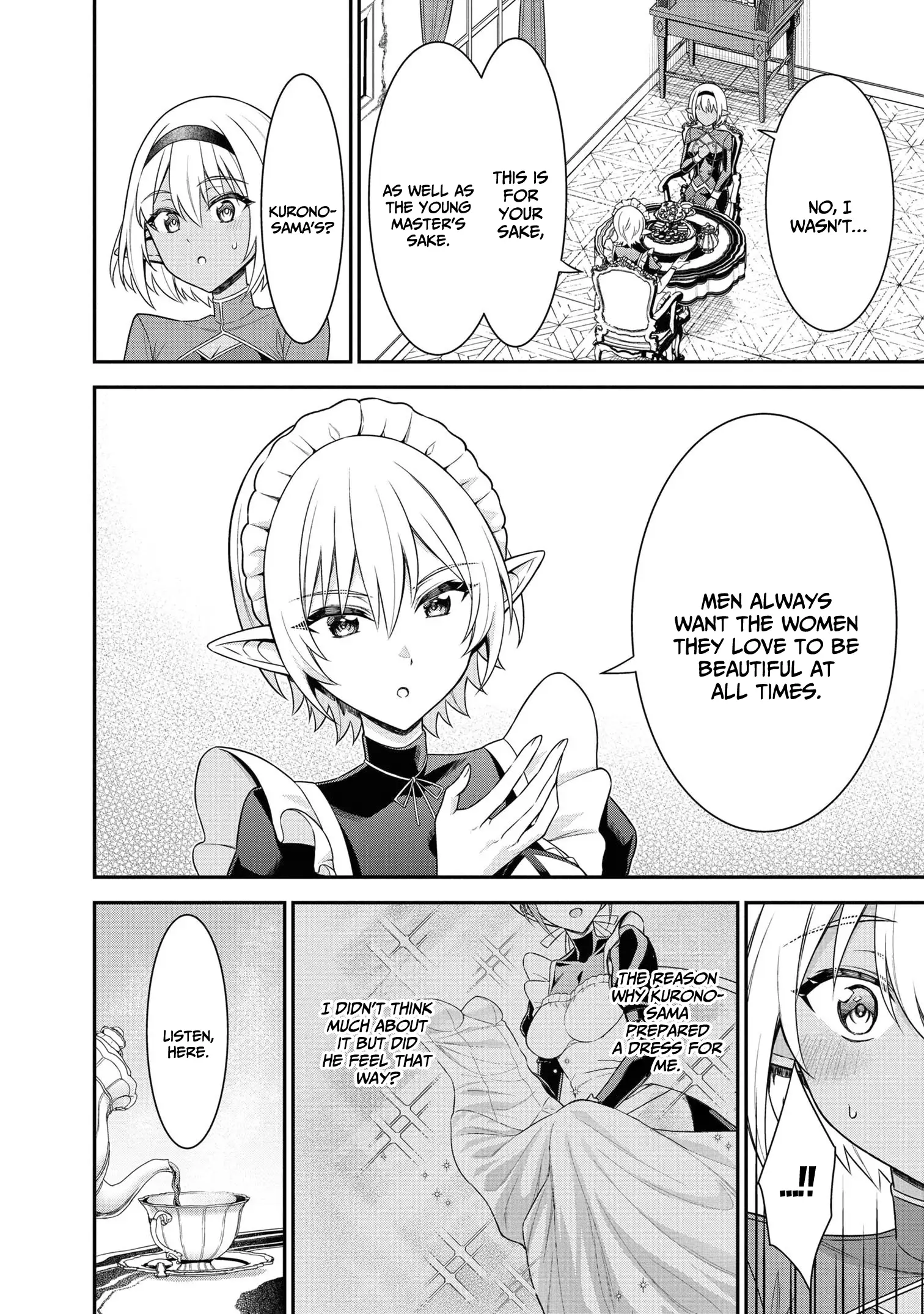 Kuro no Senki II: Isekai Teni Shita Boku ga Saikyou na no wa Bed no Ue dake no You desu Chapter 6.2 - page 2