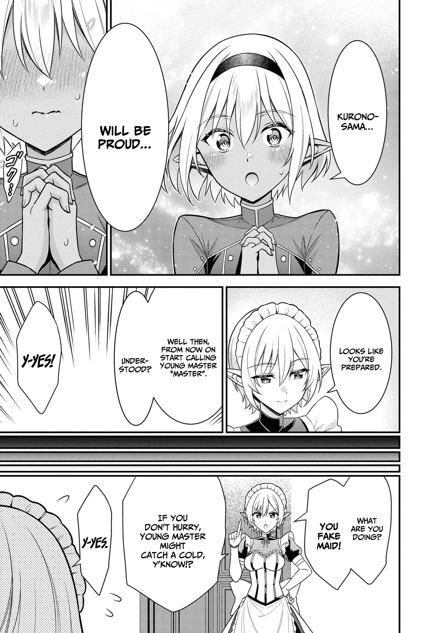 Kuro no Senki II: Isekai Teni Shita Boku ga Saikyou na no wa Bed no Ue dake no You desu Chapter 6.2 - page 5