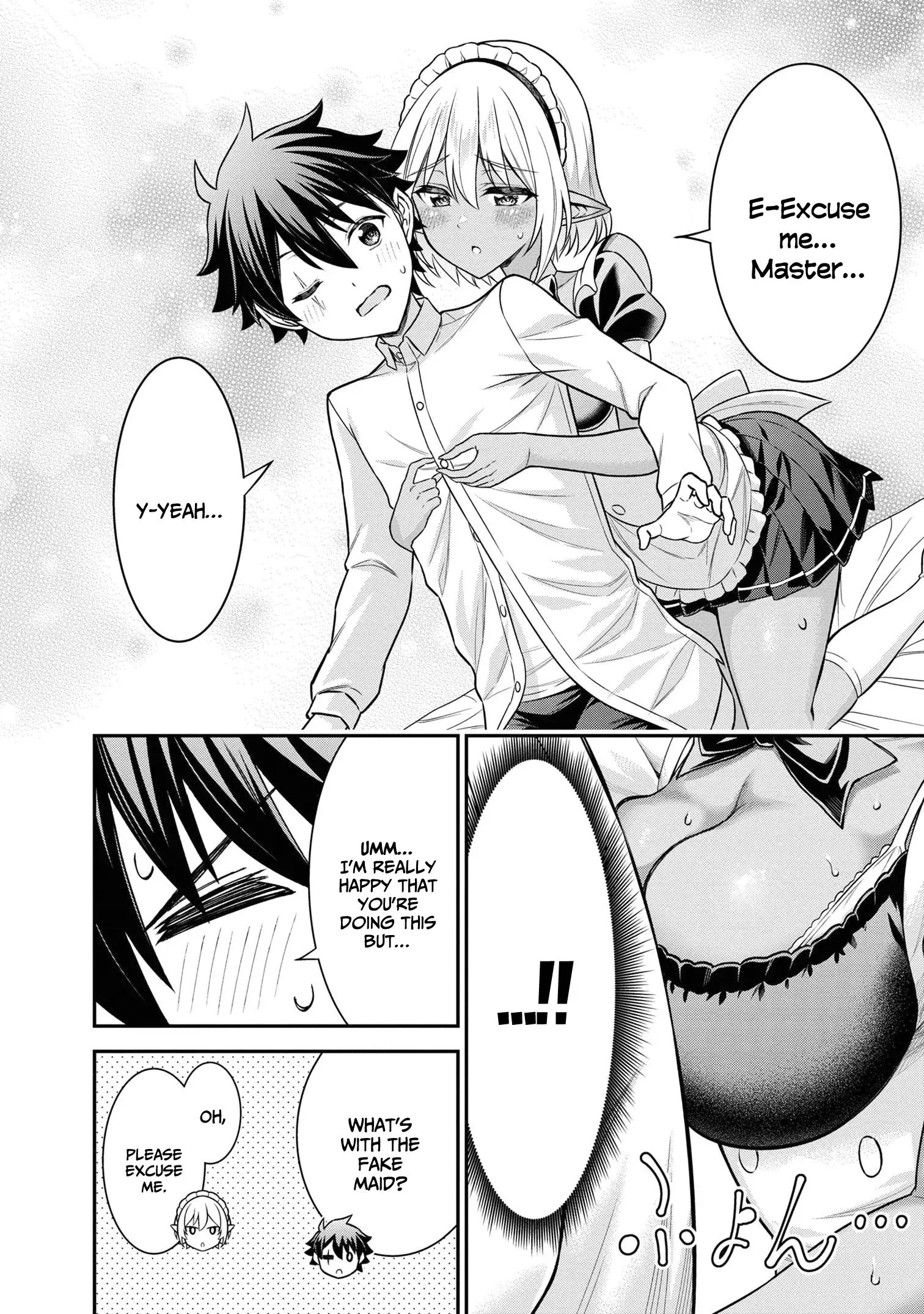 Kuro no Senki II: Isekai Teni Shita Boku ga Saikyou na no wa Bed no Ue dake no You desu Chapter 6.2 - page 6