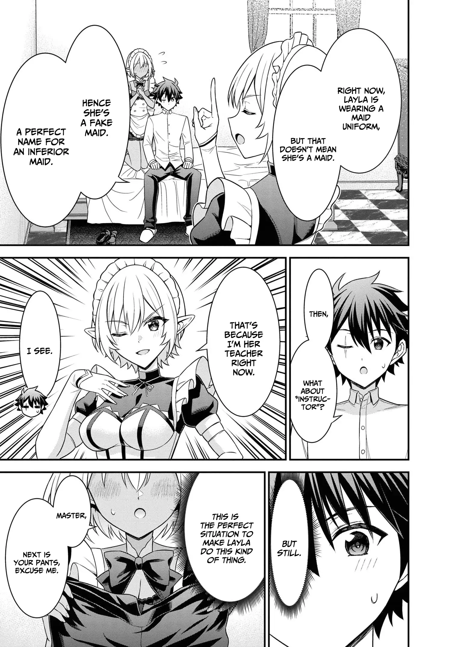 Kuro no Senki II: Isekai Teni Shita Boku ga Saikyou na no wa Bed no Ue dake no You desu Chapter 6.2 - page 7