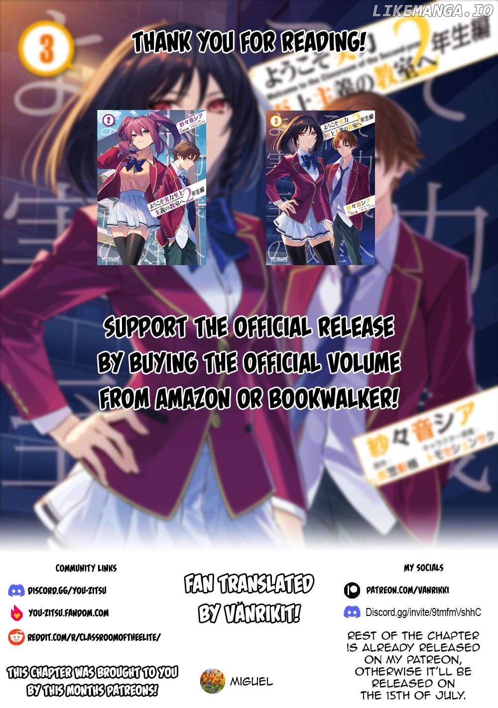 Youkoso Jitsuryoku Shijou Shugi No Kyoushitsu E: 2-Nensei-Hen Chapter 18 - page 15