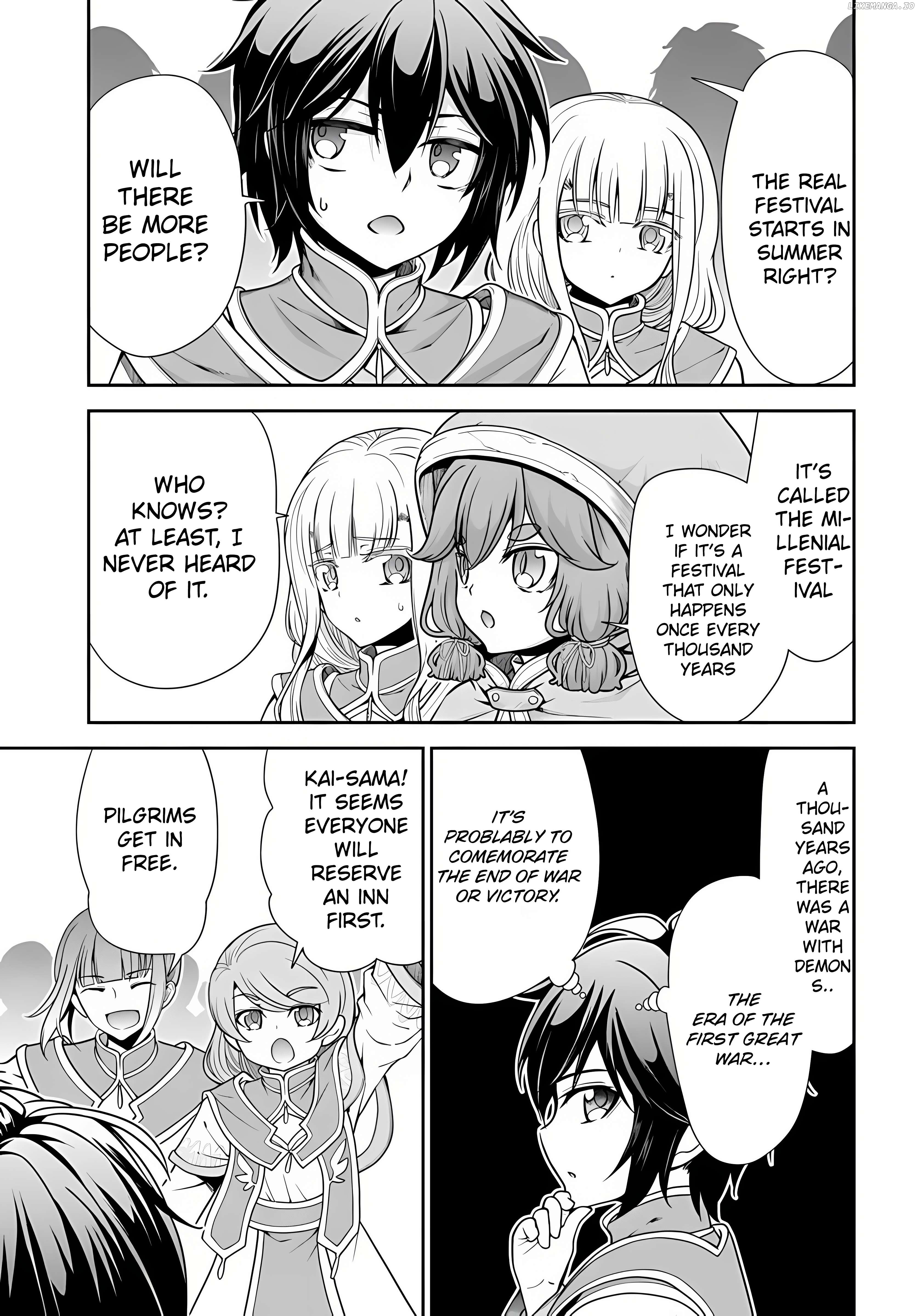 Tenohira Kaitaku Mura De Isekai Kenkokuki Fueteku Yome-Tachi To Nonbiri Mujintou Life Chapter 50 - page 4